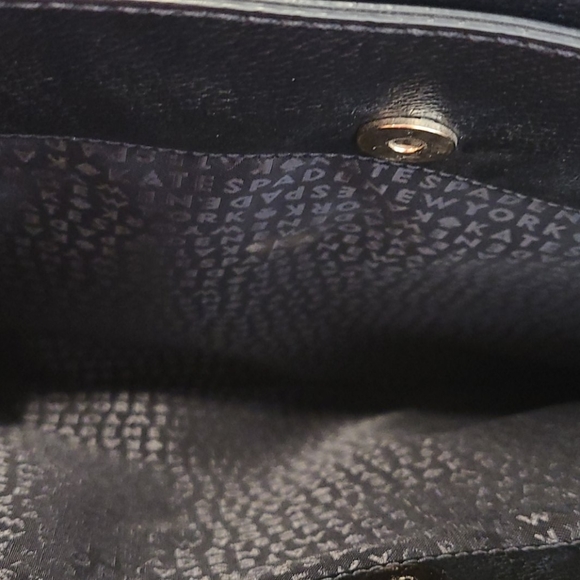 Kate Spade blk extra large leather tote - Picture 5 of 10